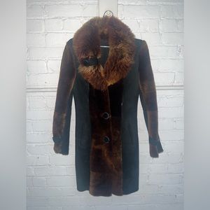 Faux fur two tone coat! This is an amazing coat!